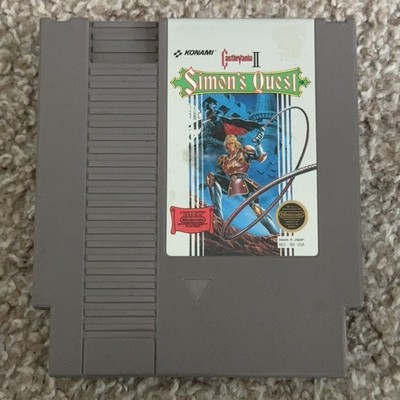 Castlevania II Simon's Quest NES Cartridge Konami 1987