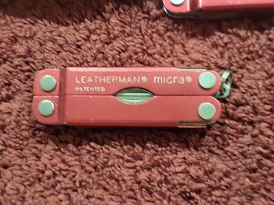 Leatherman Micra 10-in-1 Multi-Tool Keychain Carry Red 