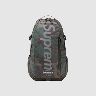 Supreme Backpack Woodland Camo 24SS | SS24 Water‑Resistant Cordura