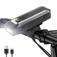 Super Bright Light Sensitive LED Bike Light Rechargeable Bicycle Front Headlight
