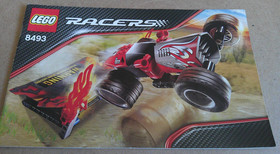 LEGO RACERS Red Ace Set #8493 Original Pieces 100% Complete NO BOX!!