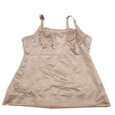 Women's Ruby Ribbon Style 3056 Tan Beige Shapewear Camisole Top Size 44