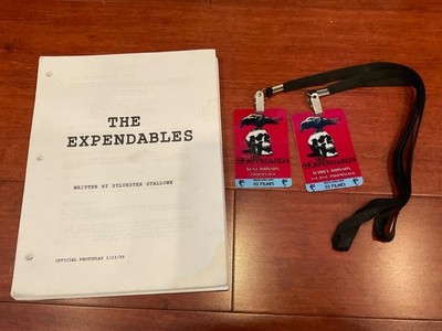 Original script THE EXPENDABLES  2009 SYLVESTER STALLONE All star action classic