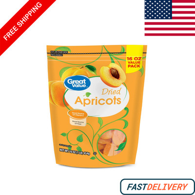 Great Value Dried Apricots, 16 oz