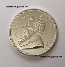 Krugerrand 1oz Silver One Rand Coin Year 2017