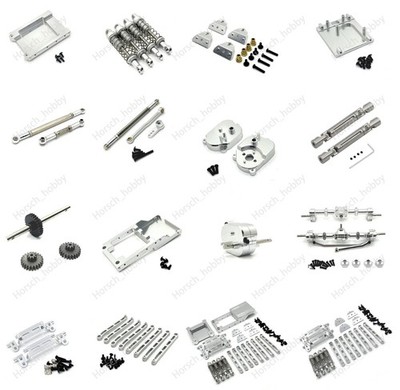 For Rc 1/12 MN168 4WD Off-Road Crawler car Aluminum Metal Silver Upgrade Parts