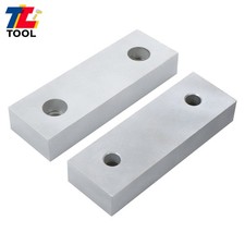 1 Pair 6" 2" 1" Precision Reversible For 6" Milling Vise Aluminum Soft Jaws