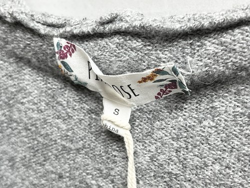 Pink Rose Heather Gray Open Hooded Cardigan With Pockets Small - Picture 4 of 4