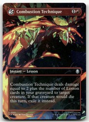 Combustion Technique (Borderless) #301 Avatar: The Last Airbender MTG