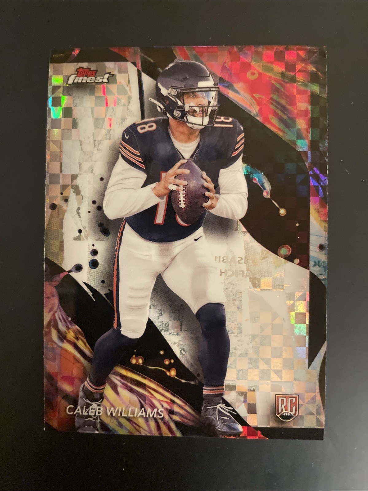 2024 Finest Checkerboard Refractors #161 Caleb Williams