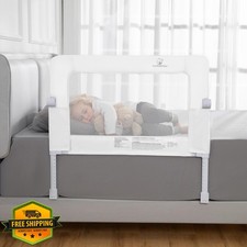ComfyBumpy Bed Rail White 35.5" Adjustable 1-Pack