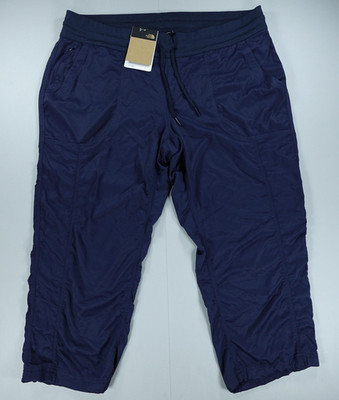 The North Face Capri Pants Womens 2XL Summit Navy Aphrodite 2.0 FlashDry UPF 40+