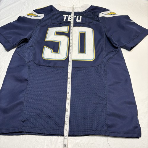 Camiseta deportiva azul para hombre Nike On Field Manti Te'o #50 Los Angeles Chargers 44 - Imagen 10 de 11