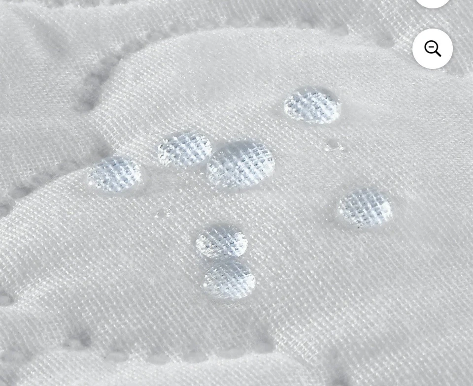 Almohadilla de colchón para cuna SEALY antimicrobiana impermeable 52x28 ~ ¡NUEVA! Foto 4 de 4