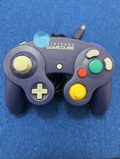 OEM Nintendo GameCube Controller Purple Official Joystick T1