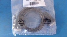 3ft DB9 9-Pin Male to Male Straight Through Serial Cable, Black, RoHS Compliant