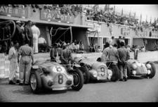 Talbot-Darracq 135s 1936 Delahaye racing Le Mans paddock photo press  photograph