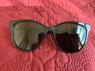 New SAINT LAURENT SL M23/K 001 58mm Black Women Oversized  display picture 2