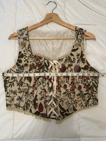 Women&rsquo;s Floral Cottagecore Lace Corset