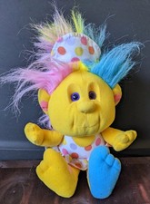 Vtg Playskool Hobnobbins Plush 1989 Cousin Sunny 9" Stuffed Animal Vtg Troll Toy