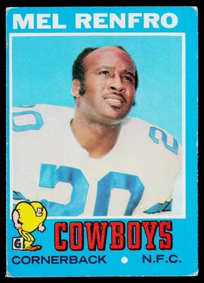 1971 Topps SET-BREAK #118 Mel Renfro VGEX, (HUCK'S)