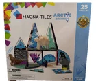Magna-Tiles Arctic Animals 25-Piece Set - 3D magnetic building tiles, Clear Colo