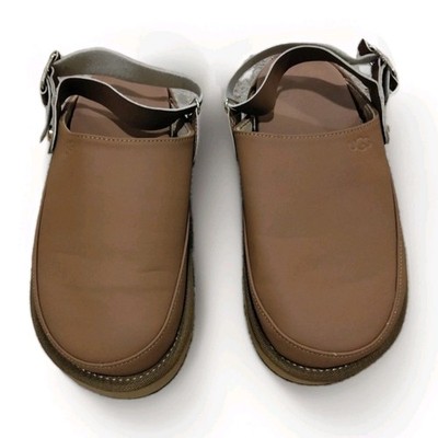UGG Womens Goldenstar Clogs  Chestnut Villa Clog Size 7 Leather