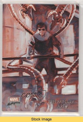 2020 Marvel Masterpieces Preliminary Art Dr Octopus Dave Palumbo Doctor READ 2oz