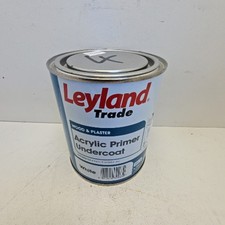 Leyland Trade Acrylic Primer Undercoat White Fast Drying Wood Plaster 750ml #69