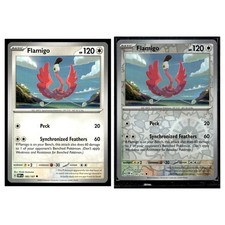 2 Card Pokemon TCG - SV03: Obsidian Flames - Flamigo 185/197 LP