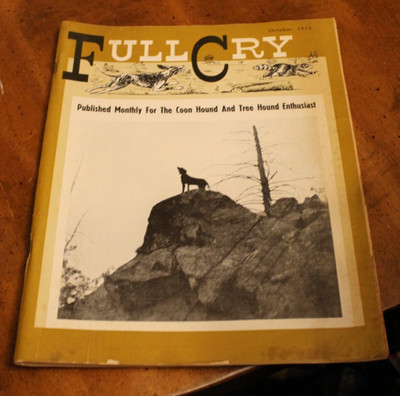 Full Cry: for the Coon Hound and Tree Hound Enthusiast ~ October 1975