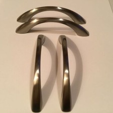 NEW SET OF 4 AMEROCK ALLISON SATIN NICKEL 4 3/4" CABINET / DRAWER PULLS