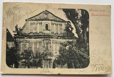 Postcard greeting from Barbaraberg 1906 Speinshart Neustadt an der Waldnaab