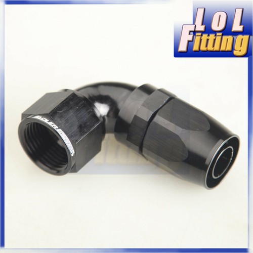 Swivel 90 Degree -12AN AN12 12AN -12 AN Hose End Fitting Black - Picture 2 of 5