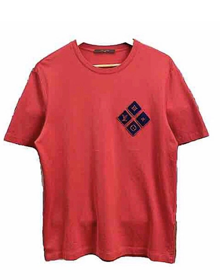 Louis Vuitton Red 男士t 恤| eBay