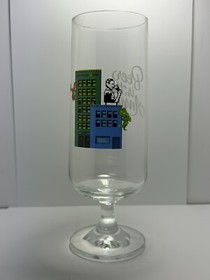 The Answer Brewpub Brewery RAMPAGE NES Nintendo Beer Glass Monkish Tree House