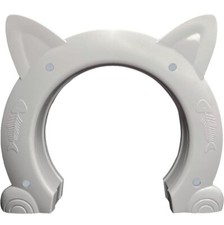Fhiny Cat Door Interior Door, Back Friendly Kitten Doors Without Flap For Wall