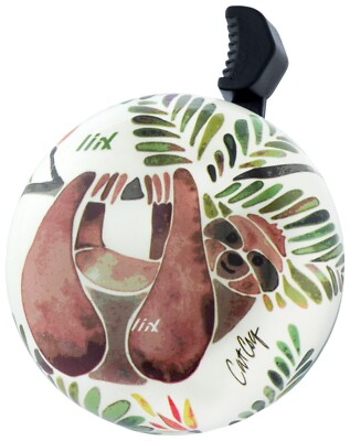 Liix Design Bell ''HAPPY SLOTH'', Fahrradklingel, Ø 67mm, Sloth für Dein Bike