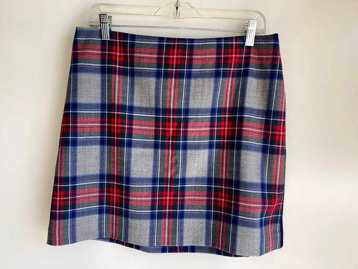 Vineyard vines top womens plaid skirt