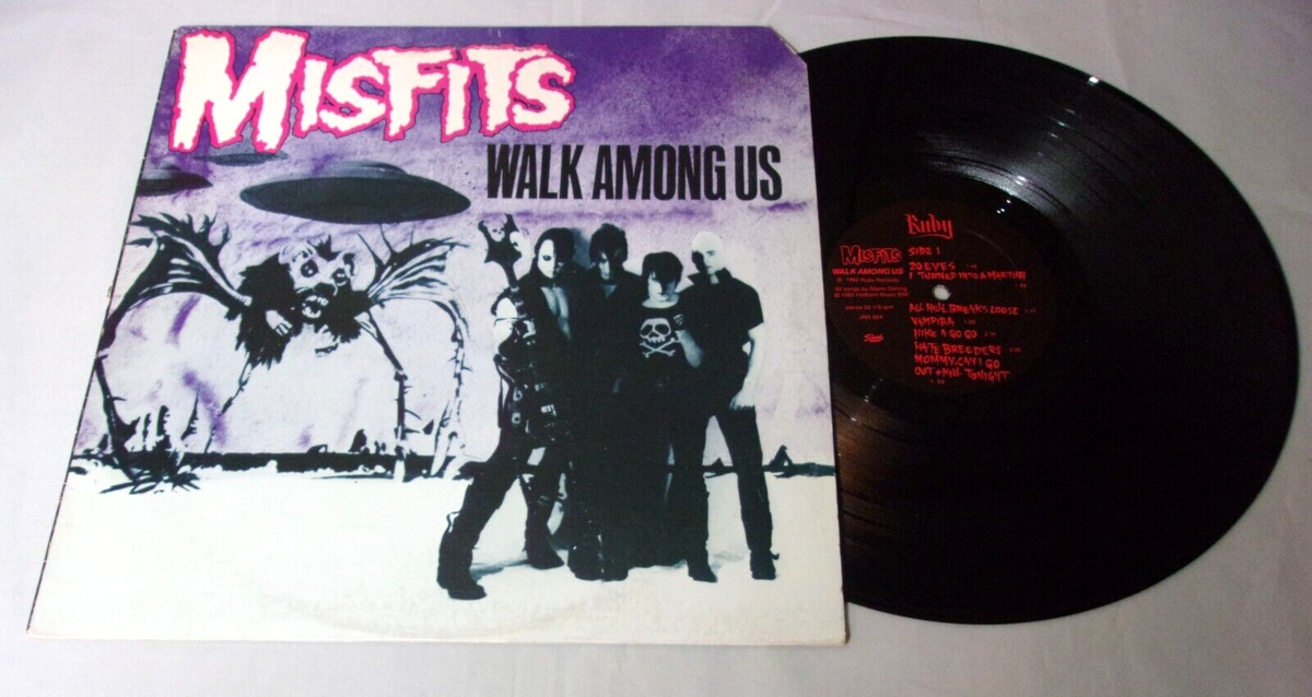 稀少LP/MISFITS/WALK AMONG US/1982 J.RUBY Misfits – Walk Among Us – Vinyl (LP, Album, Stereo), 1982