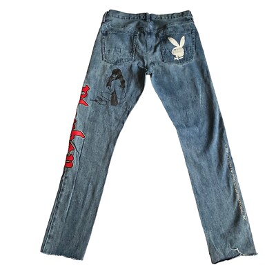 Playboy Jeans Men's size 31x31 Blue Lost Years Slim Taper | eBay