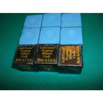 ブランズウィック　ゴールドクラウン チョーク　9個セット ヴィンテージ【新品】 Brunswick Gold Crown Chalk Set of 9 Vintage [New] | eBay