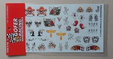 SKULLS & CROSSBONES 1:24 1:25 GOFER RACING DECALS CAR MODEL ACCESSORY 11063