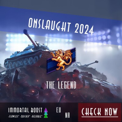 Onslaught | Azure Manticore  | The Legend Rank  | World of Tanks | EU/NA