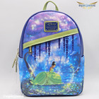 Loungefly Disney The Princess and the Frog Bayou Light-Up GITD Mini Backpack New