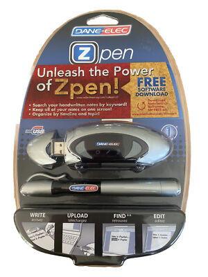 DANE-ELEC Z PEN: Digital Pen, Receiver, & USB Cable - Write, Draw, & Sketch  