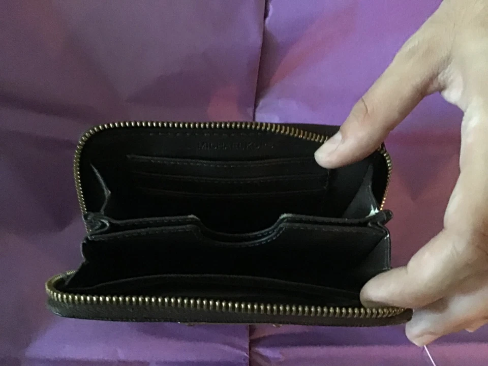 Michael Kors Zip Wallet Around Signature Canvas Wallet - Image 3 of 4