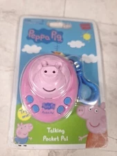 Peppa Pig Talking Pocket Pal Keychain Tested Working
