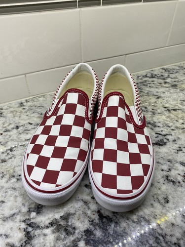 checkered vans tennis shoes