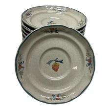 International China Stoneware Japan Marmalade Saucer's Lot of 11